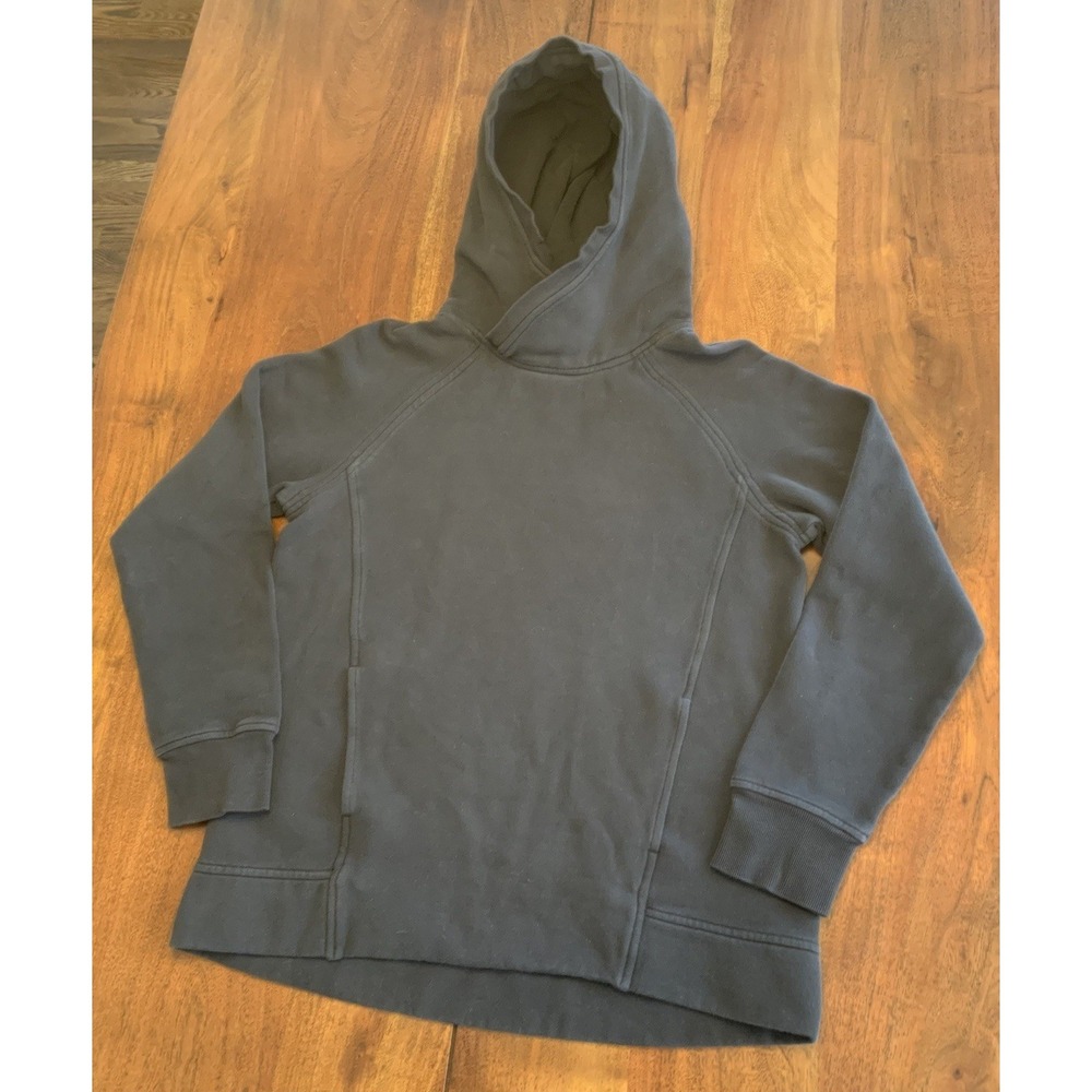 Lululemon Hoodie Pullover Sweatshirt Womens 8 Scuba Neck Black Gym Athleisure